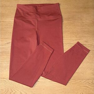 Yogalicious Lux High Waisted Red Yoga Pants/Leggings size Small